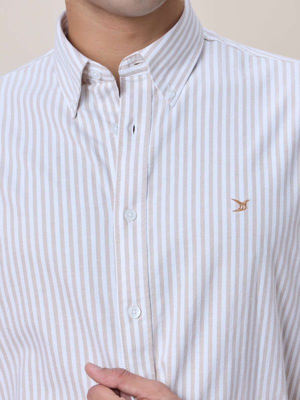 FOUND2TION Oxford Shirt Striped