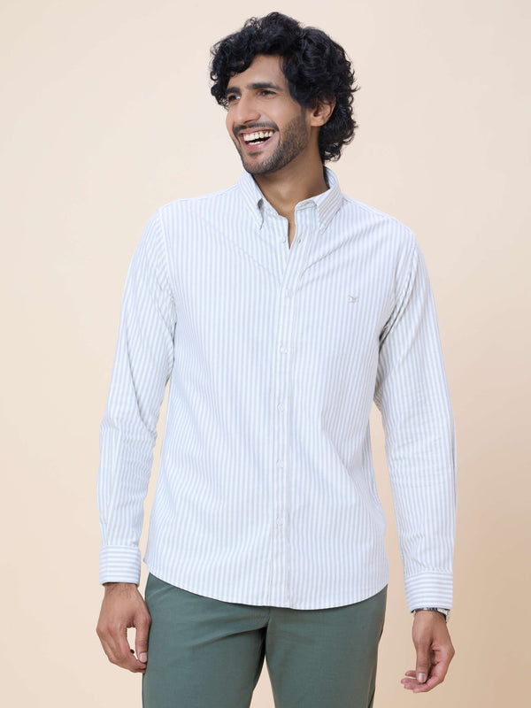 FOUND2TION Oxford Shirt Striped
