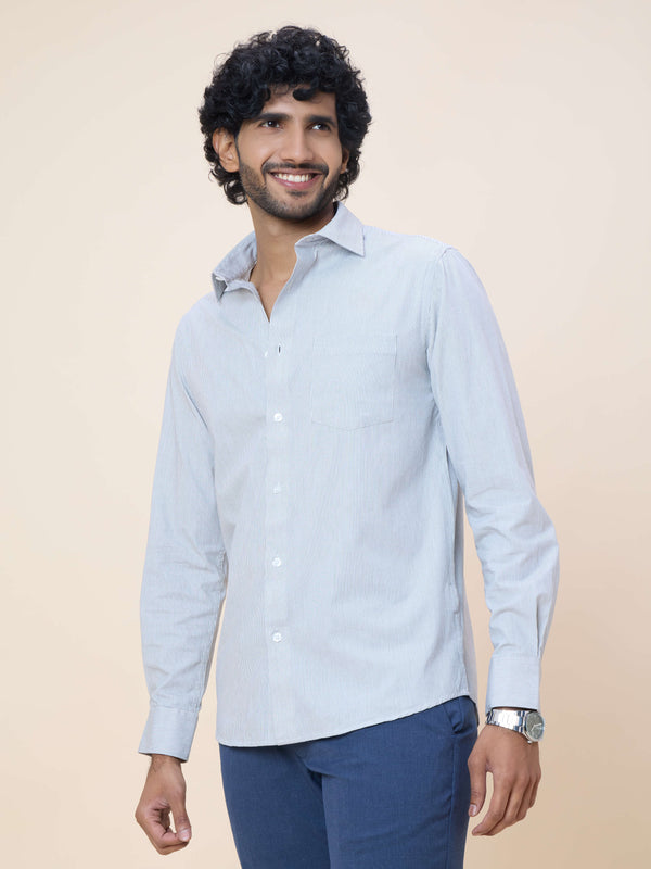 DYN4MIC Poplin Shirt Striped