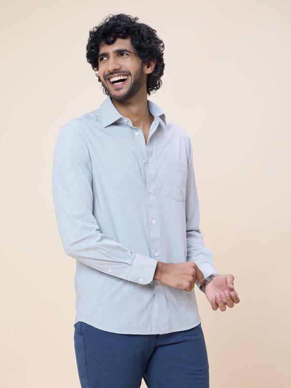 DYN4MIC Poplin Shirt Striped