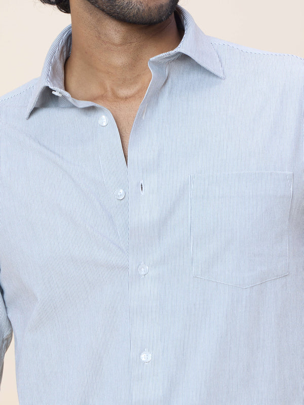 DYN4MIC Poplin Shirt Striped