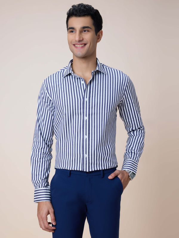 Travel Formal Shirt Striped