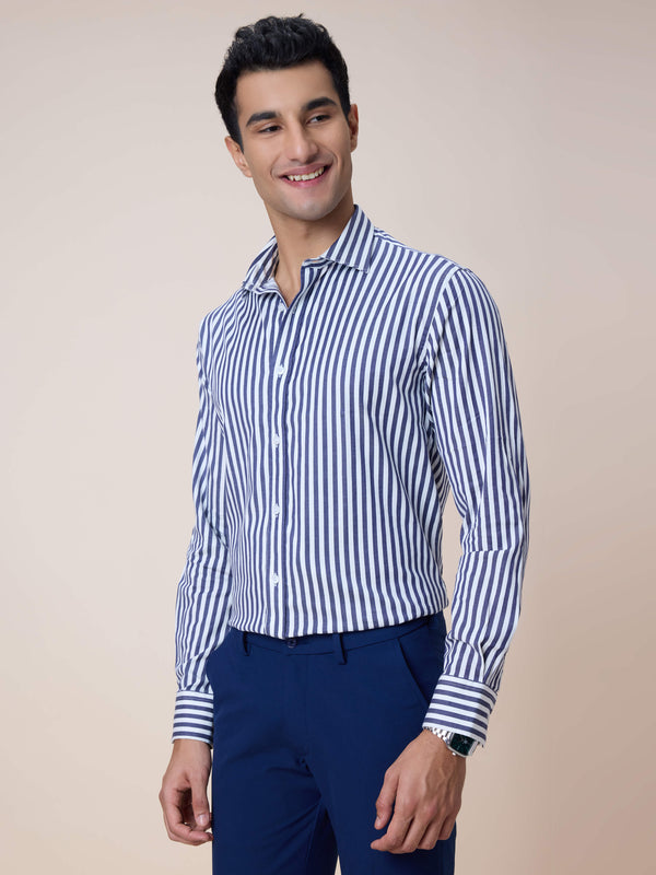 Travel Formal Shirt Striped